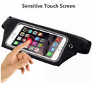 Pochete Fitness Impermeável para Celular até 6” – Cinto Esportivo com Porta Chave