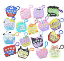 Mini Console de Jogos Pop It com Sons – Chaveiro Antiestresse Interativo