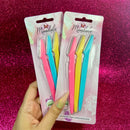 Kit com 3 Navalhas para Sobrancelhas e Rosto