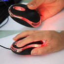 Mouse Óptico com Fio HMaston LEY-28 LED USB Ergonômico para PC e Notebook