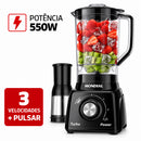 Liquidificador Mondial Turbo Power L-99 FB — 550W, 2,2L, 110V