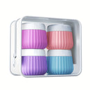 Potes de Silicone para Viagem — 30ml com Bolsa Transparente