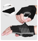 Luvas de Ciclismo INBIKE com Gel — Meio Dedo