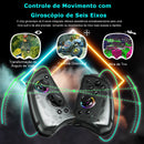 Controle Sem Fio para Nintendo Switch / Switch Lite / OLED / PC – Bluetooth com Hall Effect e RGB