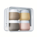 Potes de Silicone para Viagem — 30ml com Bolsa Transparente
