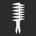 Pente Garfo de Dentes Largos — Dupla Face