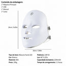 Máscara Facial LED 7 Cores — Facial e Pescoço