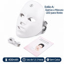 Máscara Facial LED 7 Cores — Facial e Pescoço